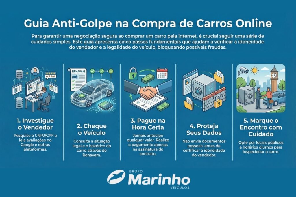 guia anti-golpes na venda de carros na internet