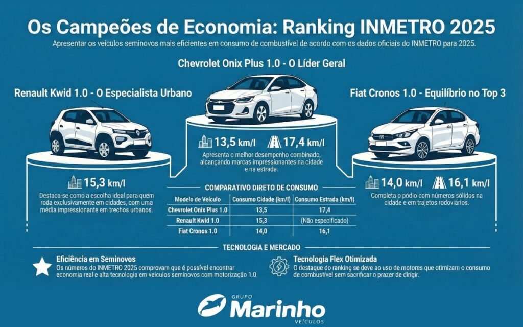 Carros seminovos econômicos